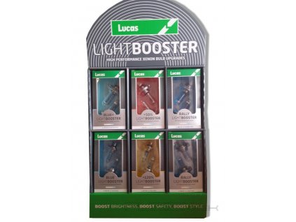 LUCAS H4 LIGHT BOOSTER +50% 12V 60/55W P43T BOX 2ks (LLX472XLPx2)