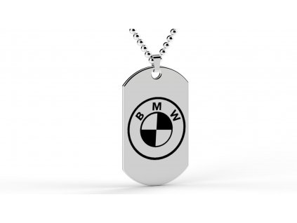 Prívesok ID známka MOGATO s logom BMW (ID-BMW)