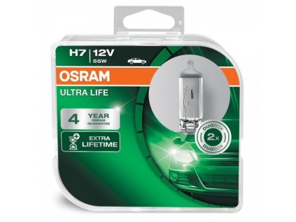 OSRAM H7 ULTRA LIFE 12V 55W PX26d BOX 2 ks (64210ULT-HCB)