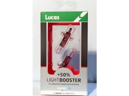 LUCAS H1 Light Booster +50% 12V 55W P14,5s , BOX, (LLX448XLPX2)