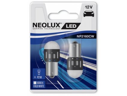 NEOLUX LED Retrofits 1,2W 12V BA15s P21W (NP2160CW-02B)