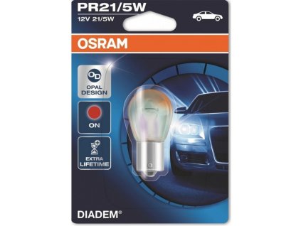 OSRAM PR21/5W DIADEM RED BAW15d 12V 21W (7538LDR)