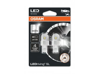 OSRAM LEDriving PREMIUM SL W16W W2.1x9.5d 12V 2.1W COOL WHITE (921DWP-2BL)