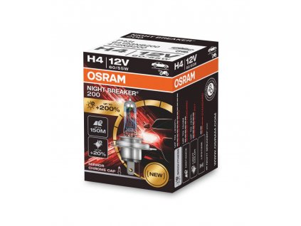 OSRAM Night Breaker +200% H4 P43t 12V 60/55W (64193NB200)