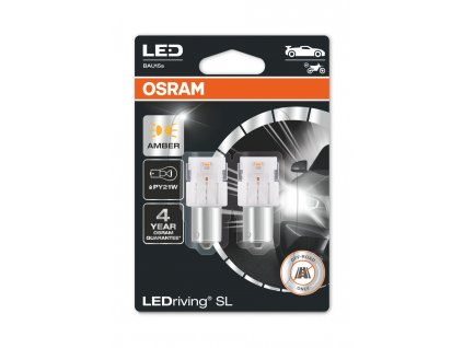 OSRAM LEDriving SL PY21W BAU15s 12V 1,3W Yellow (7507DYP-02B)