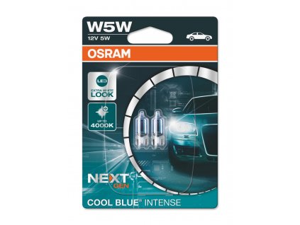 OSRAM COOL BLUE INTENSE (NEXT GEN) W5W W2.1x9.5d 12V 5W (2ks)