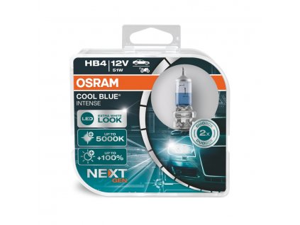 OSRAM COOL BLUE INTENSE (NEXT GEN) HB4 P22D 12V 55W (2ks) (9006CBN-HCB)