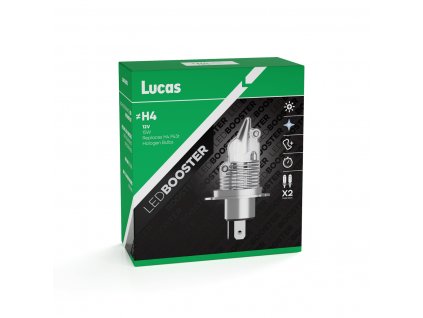 LUCAS LEDBOOSTER H4 P43t 12V 15W sada 2 ks