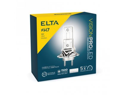 [EB8477TR] 12V 15W 6500K PX26d (≠H7) LEDx2 Elta