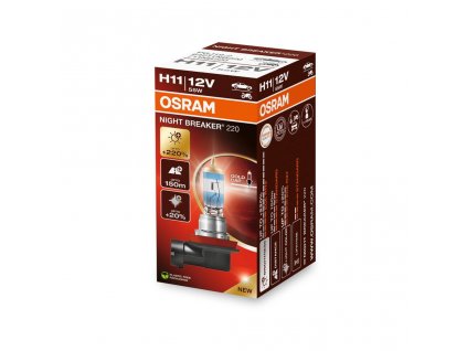 [64211NB220] 12V 55W PGJ19 2 H11 NIGHT BREAKER 220%
