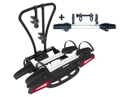 Nosič bicyklov YAKIMA JUSTCLICK 2 EVO + ADAPTÉR - nosič 3 bicyklov na ťažné zariadenie