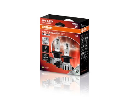 [64193DWNBST 2HB] NIGHT BREAKER® LED START H4 12V 19W 6000K OSRAM BOX 02 Ecopack