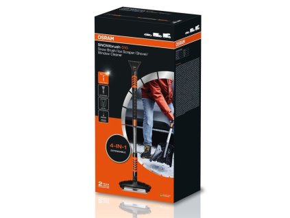 [OSB010] SNOWbrush 010 4v1 Škrabka na ľad. metlička, lopata, čistič okien