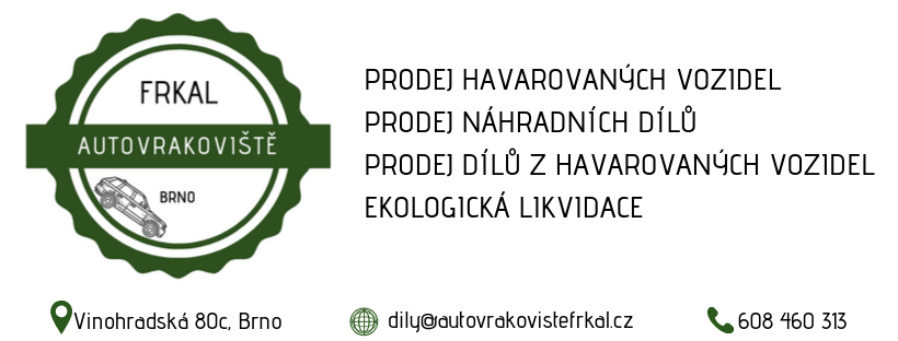 Prodej havarovaných vozidel 