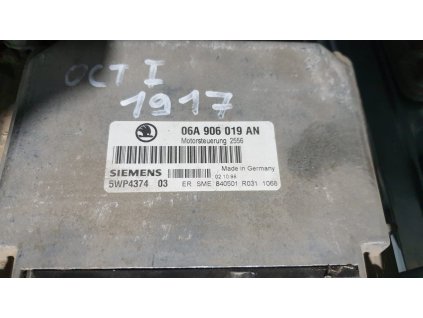 Řídící jednotka motoru Škoda 06A 906 019 AN