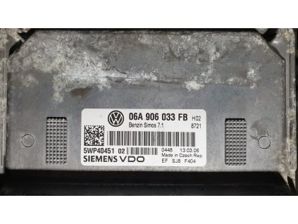 Řídící jednotka motoru 06A 906 033 FB