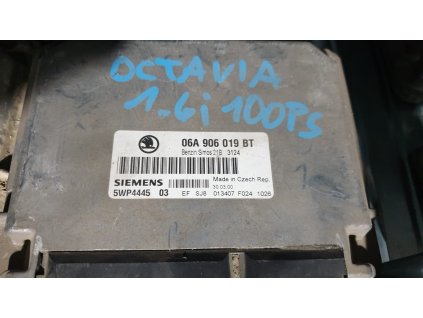 Řídící jednotka motoru Škoda 06A 906 019 BT