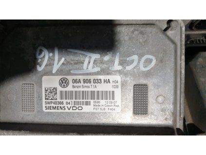 Řídící jednotka motoru Škoda 06A 906 033 HA