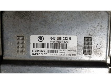 Řídící jednotka motoru Škoda 047 906 033 H