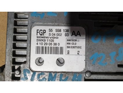 Řídící jednotka motoru Opel 55558138