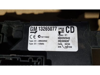 Řídící jednotka Opel 13265077