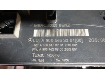 Řídící jednotka Mercedes-Benz Sprinter A 906 545 33 01