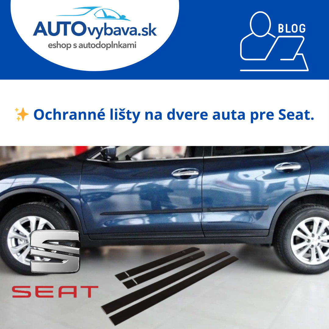 🚗 Ochranné lišty na dvere Riderauto pre SEAT