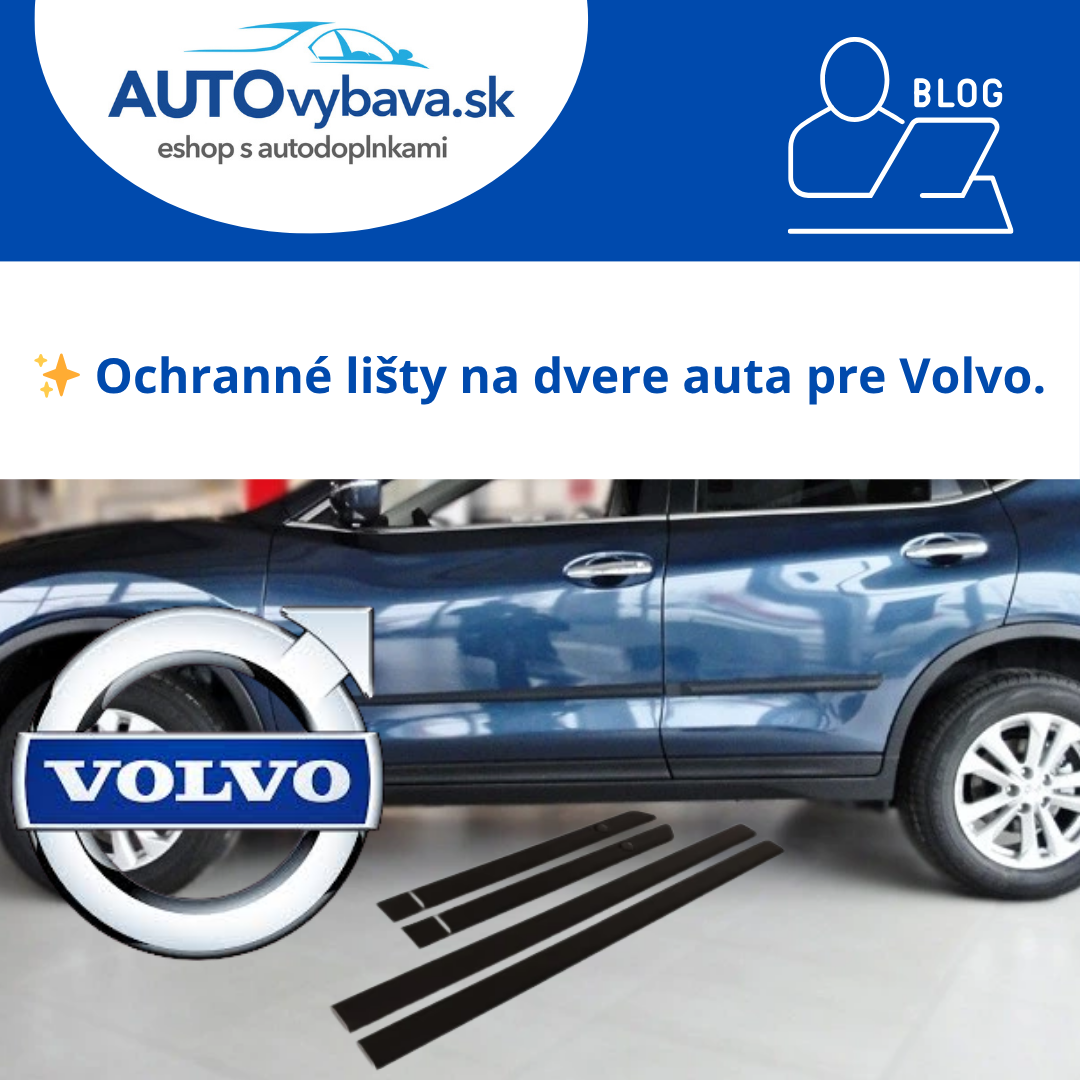 🚙 Ochranné lišty na dvere Riderauto pre Volvo