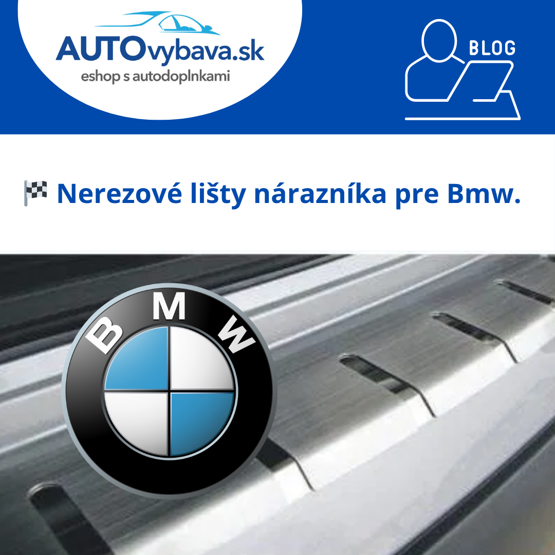 🏎️ Nerezové lišty nárazníka Alufrost pre BMW