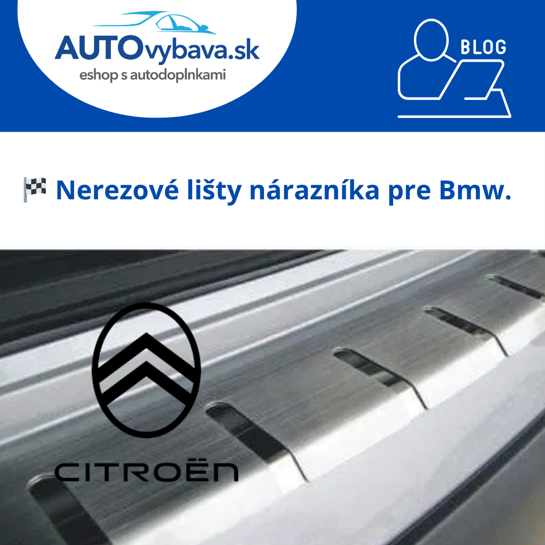 🚗 Nerezové lišty nárazníka Alufrost pre Citroën