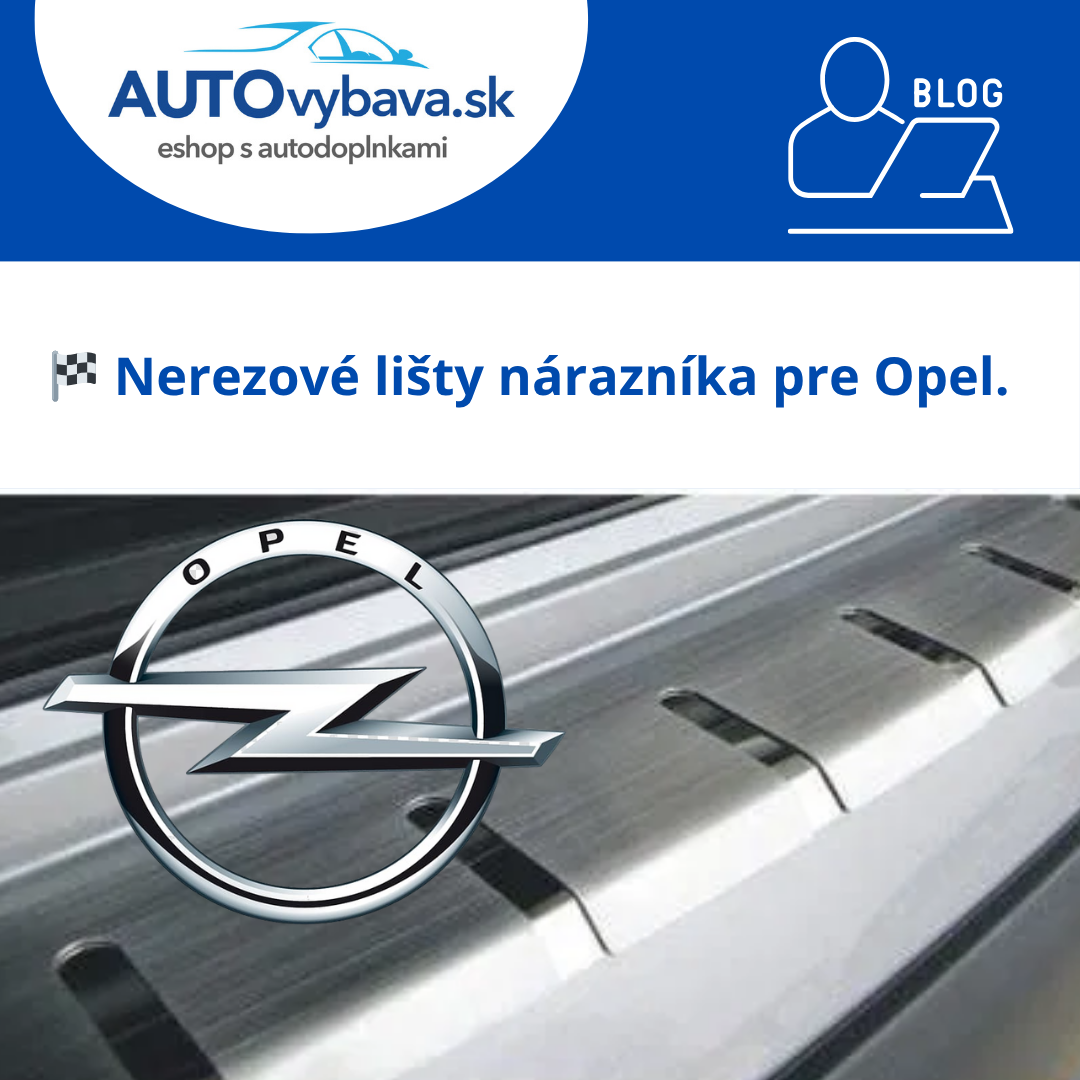🔩 Nerezové lišty nárazníka Alufrost pre Opel