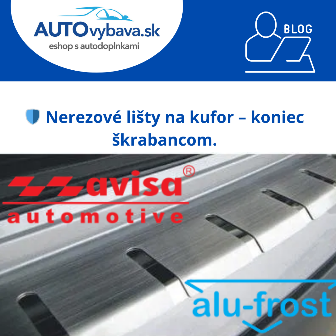 🛡️ Nerezové lišty na kufor – koniec škrabancom pri nakladaní