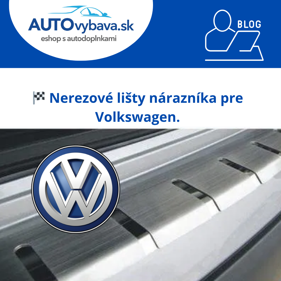 🇩🇪 Nerezové lišty nárazníka Alufrost pre Volkswagen