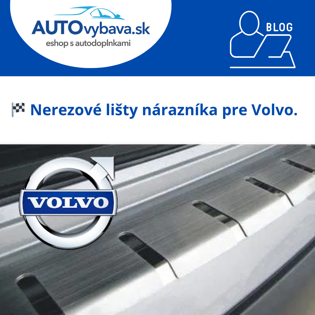 🇸🇪 Nerezové lišty nárazníka Alufrost pre Volvo