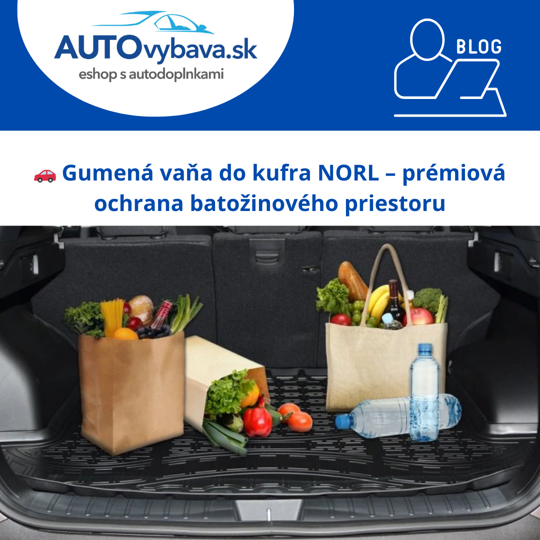 Gumená vaňa do kufra NORL – spoľahlivá ochrana batožinového priestoru