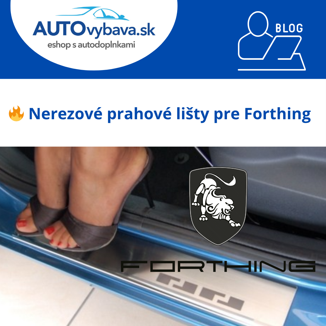 🚀 Nerezové prahové lišty Alufrost pre Forthing