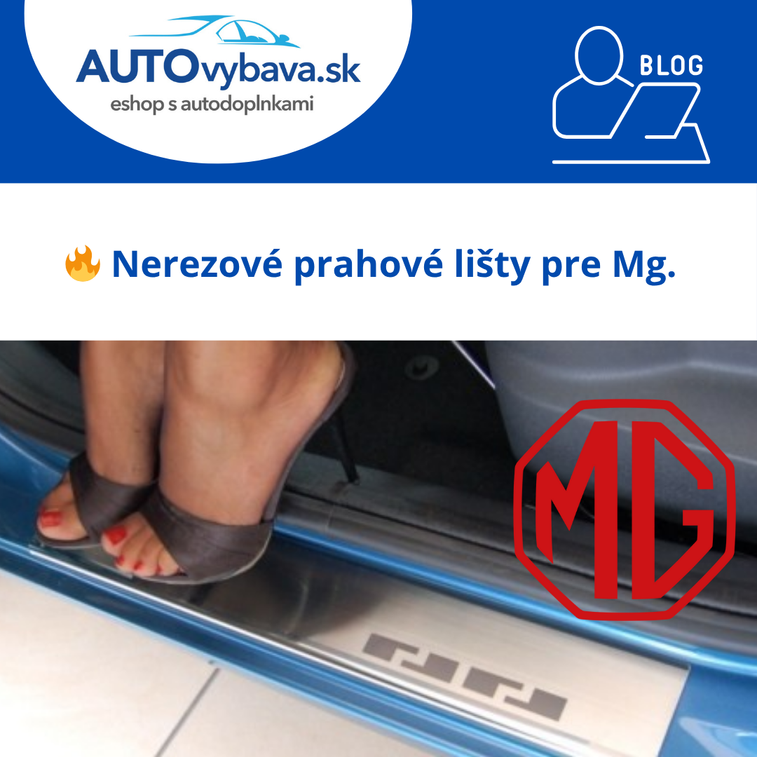 ⚡ Nerezové prahové lišty Alufrost pre MG