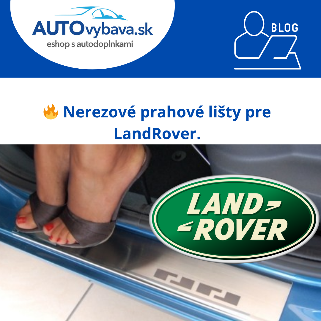 🧭 Nerezové prahové lišty Alufrost pre Land Rover
