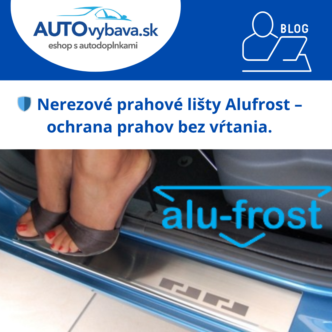 🛡️ Nerezové prahové lišty Alufrost – ochrana prahov bez vŕtania