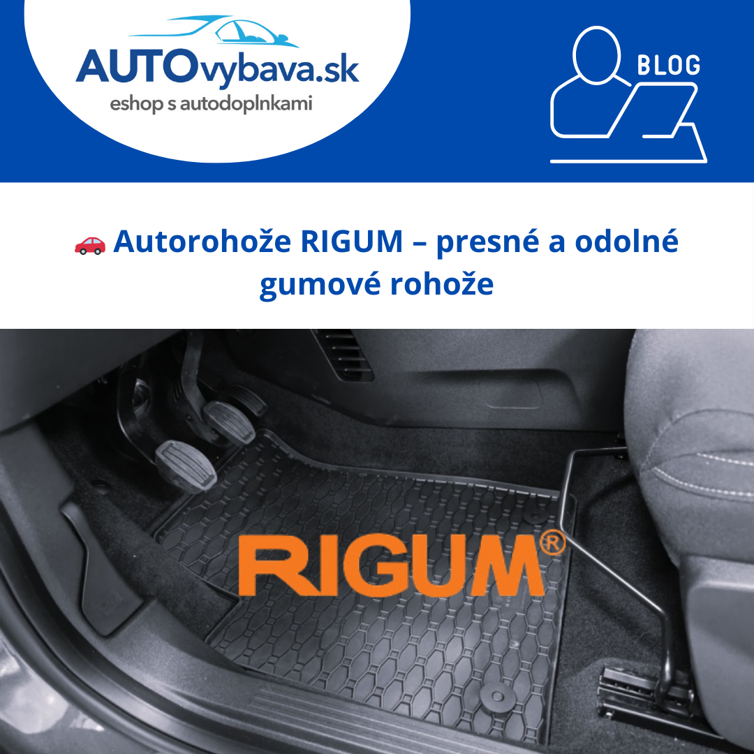 Autorohože RIGUM – presné a odolné gumové rohože