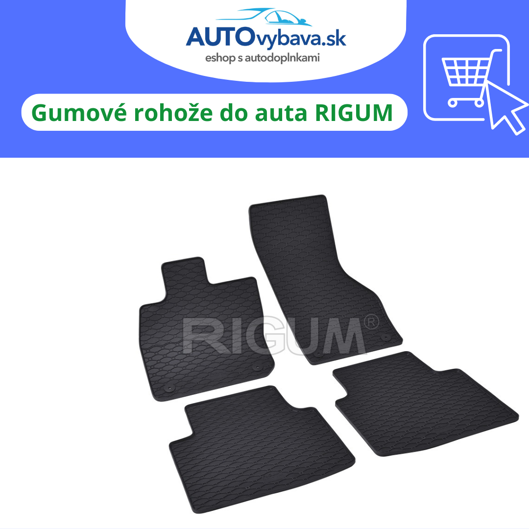 Prečo sú gumové rohože Rigum výborným riešením pre vaše auto?