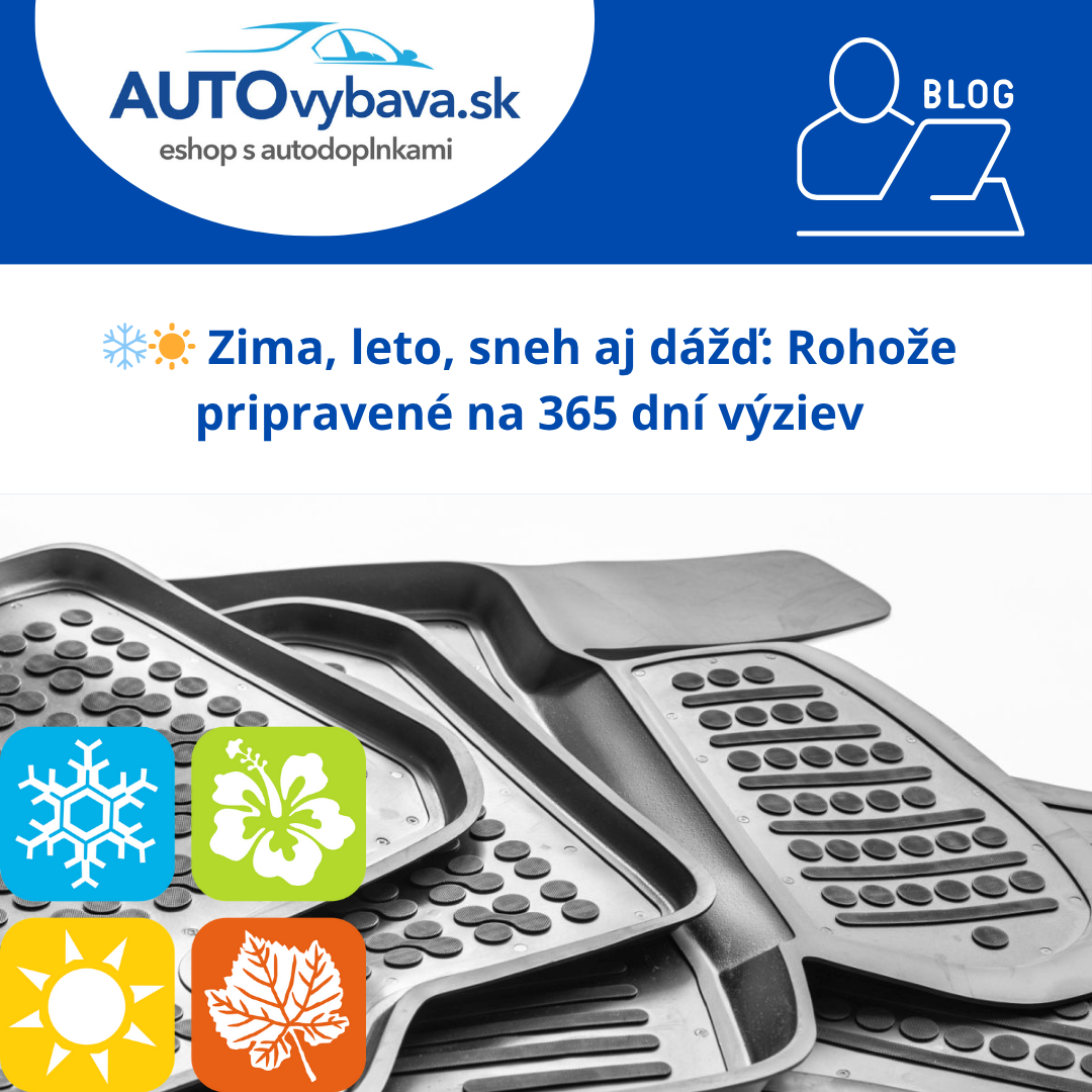 ❄️☀️ Zima, leto, sneh aj dážď: Rohože pripravené na 365 dní výziev
