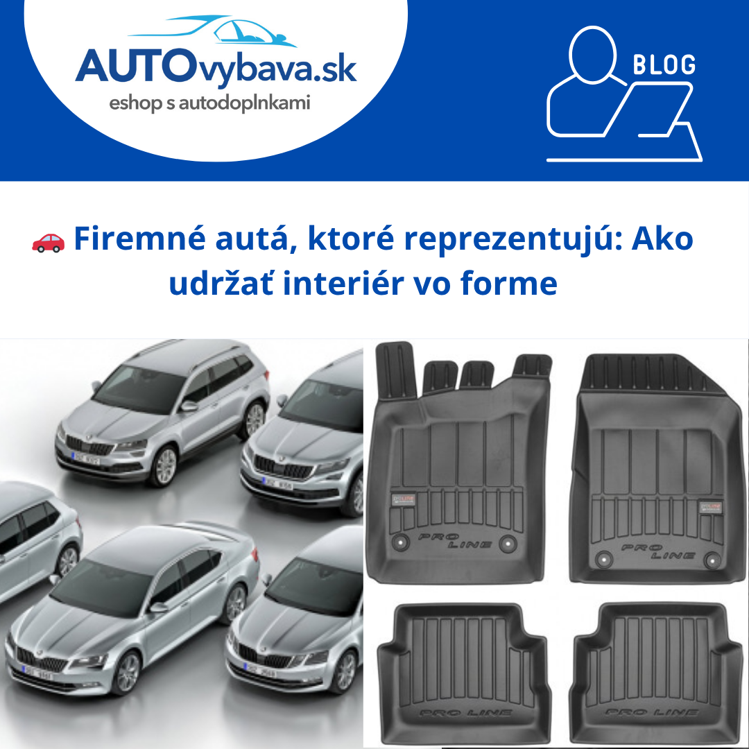 🚗 Firemné autá, ktoré reprezentujú: Ako udržať interiér vo forme
