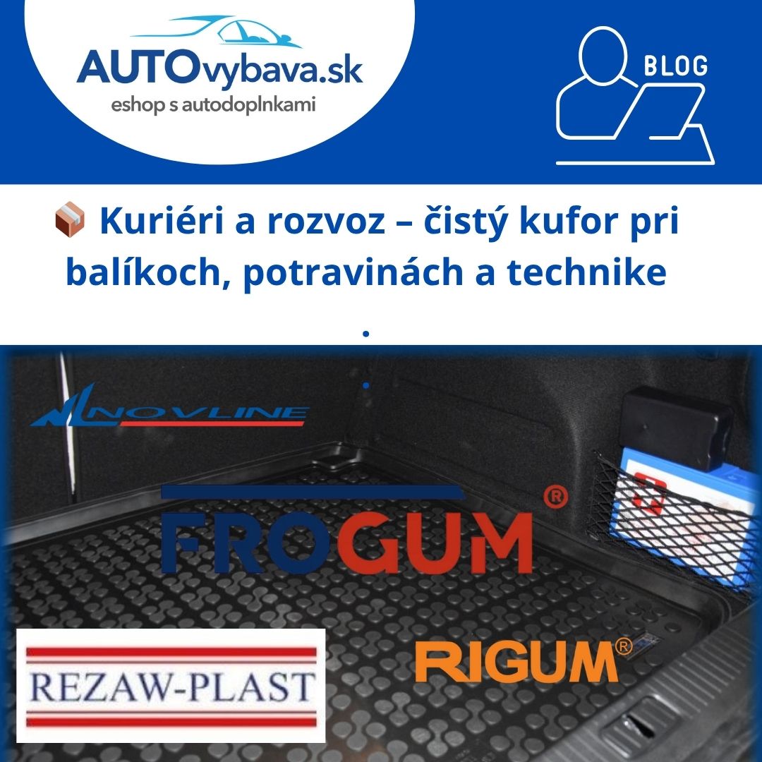📦 Kuriéri a rozvoz – čistý kufor pri balíkoch, potravinách a technike
