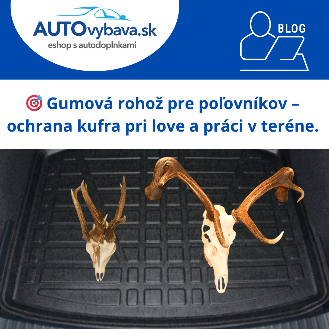 🎯 Gumová rohož pre poľovníkov – ochrana kufra pri love a práci v teréne