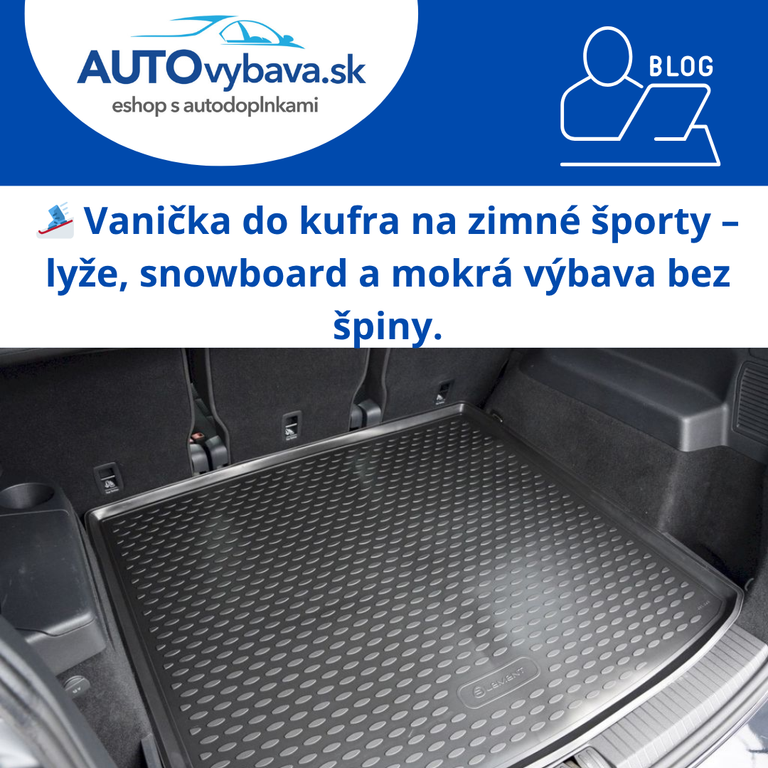 🎿 Vanička do kufra na zimné športy – lyže, snowboard a mokrá výbava bez špiny