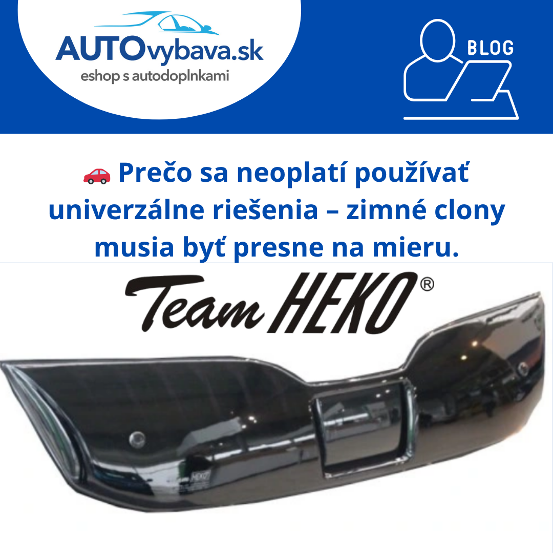 🚗 Prečo sa neoplatí používať univerzálne riešenia – zimné clony musia byť presne na mieru