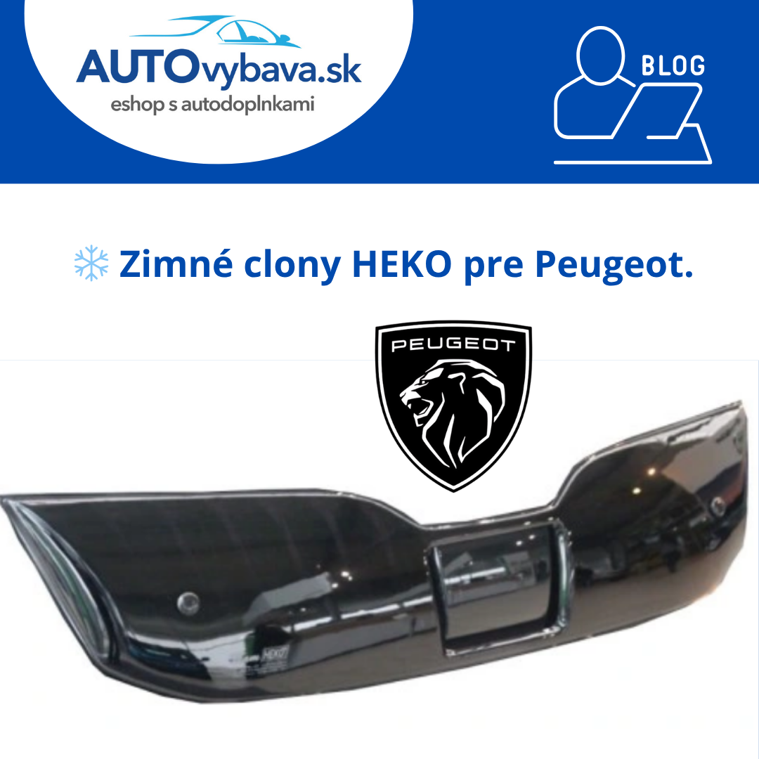 ❄️ Zimné clony na masku pre Peugeot