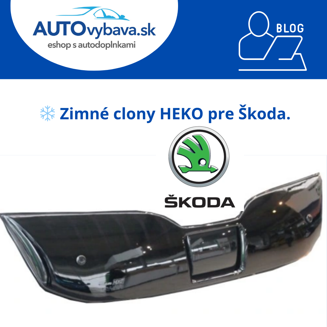 ❄️ Zimné clony na masku pre Škoda