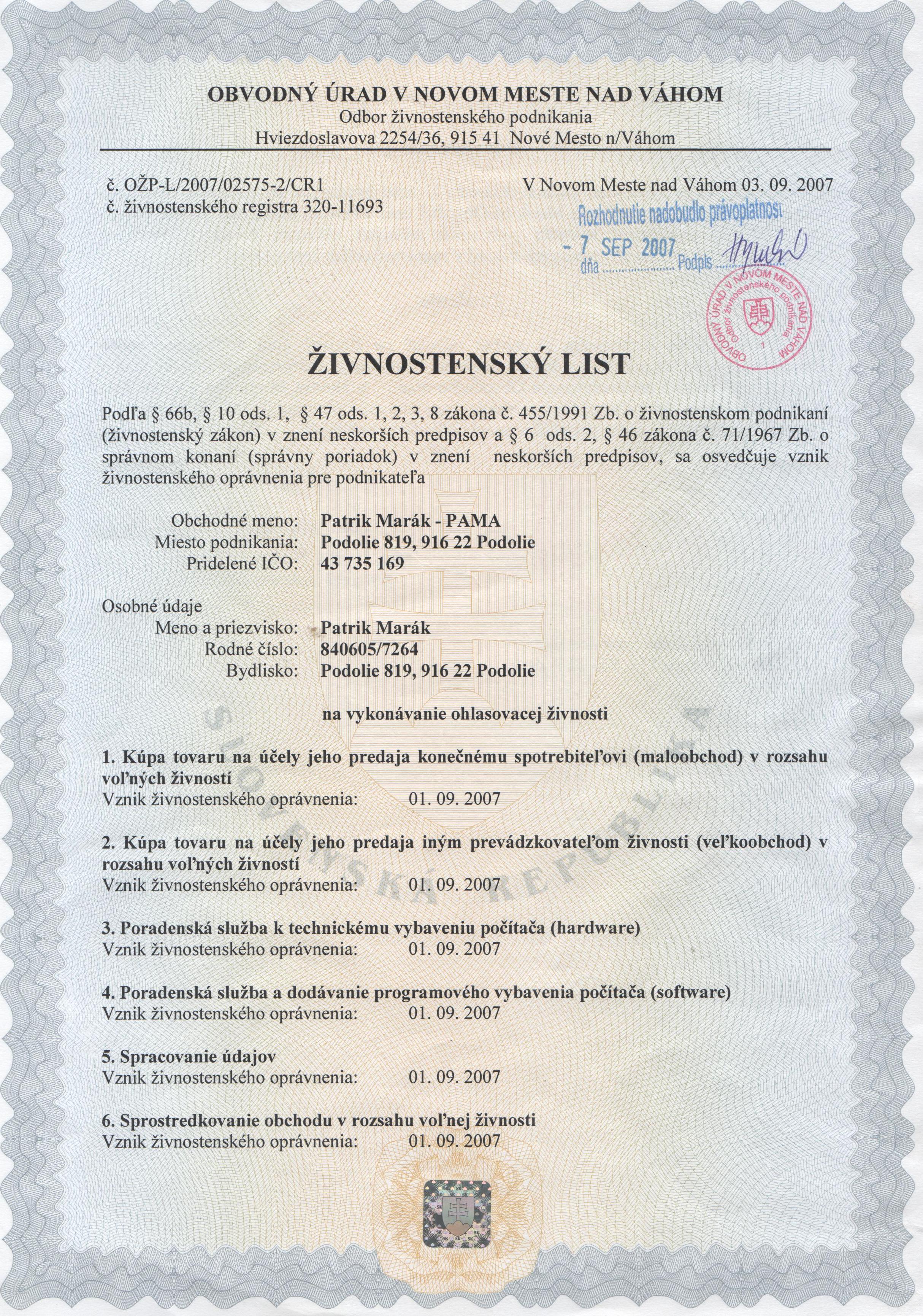 zivnost-a